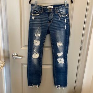 BKE from Buckle Distressed Blue Denim Jeans